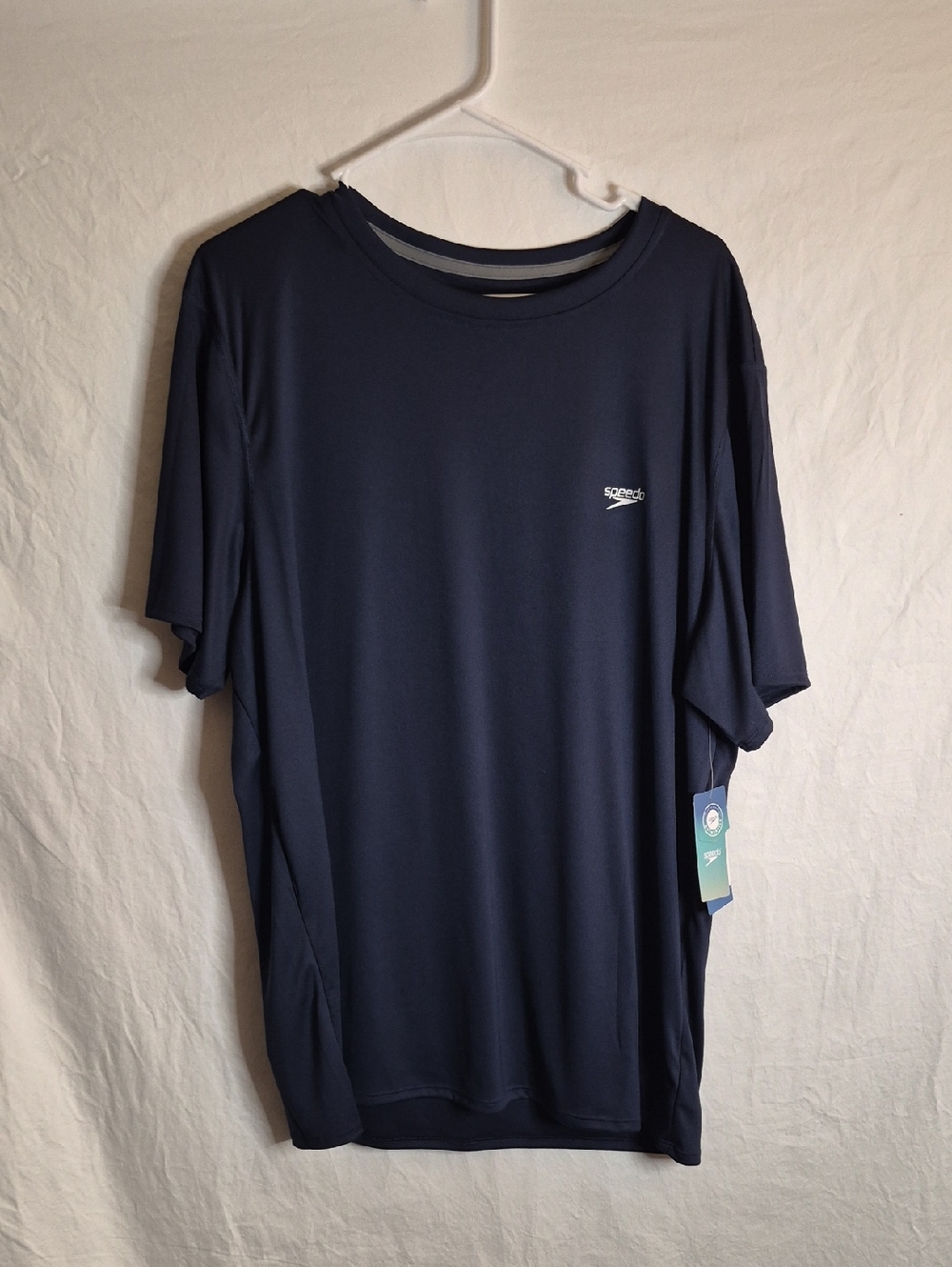 Speedo Navy Blue Short Sleeve Athletic Tee